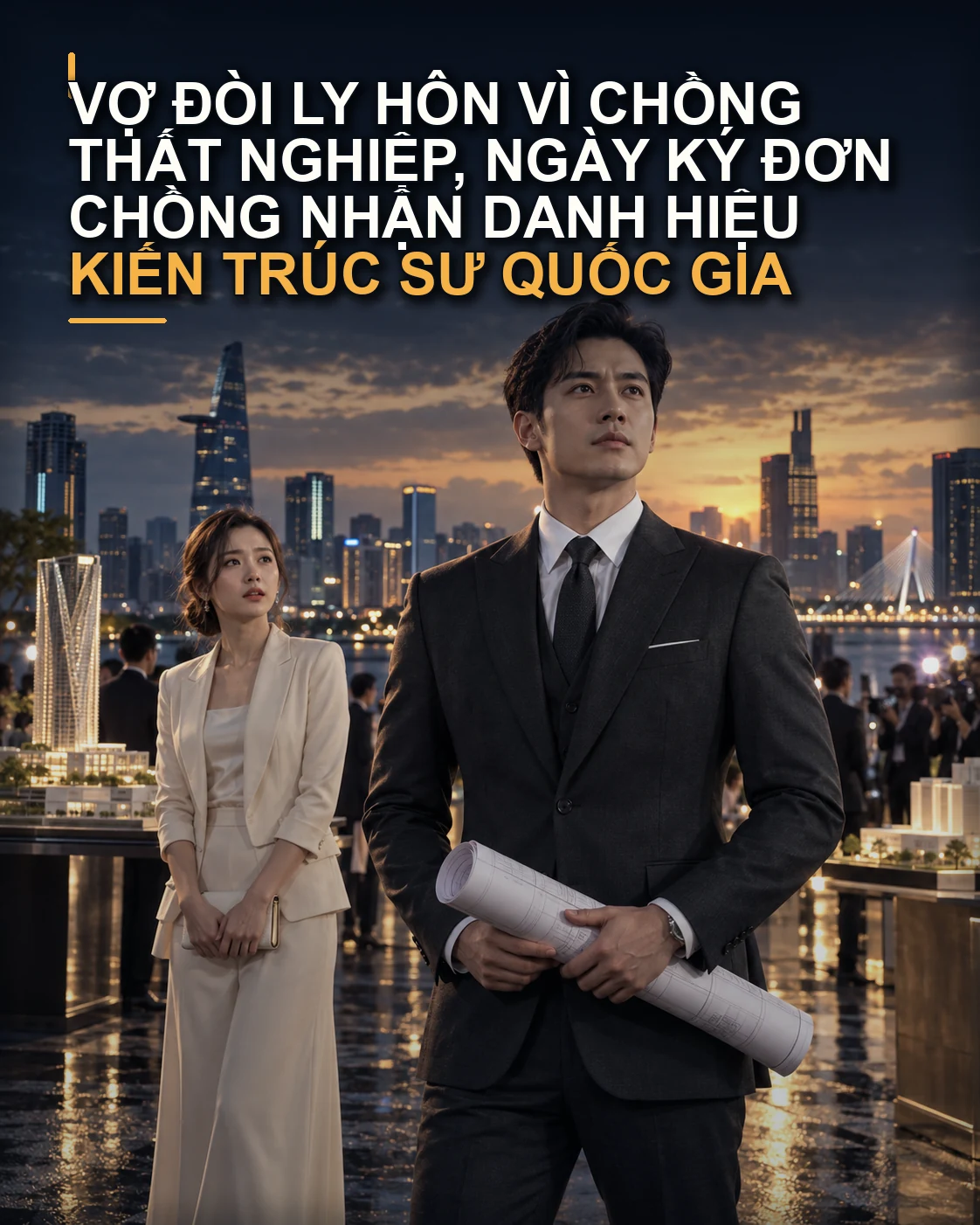 Vợ Đòi Ly Hôn Vì Chồng Thất Nghiệp, Ngày Ký Đơn Chồng Nhận Danh Hiệu Kiến Trúc Sư Quốc Gia