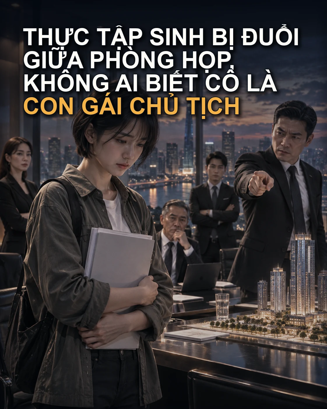 Thực Tập Sinh Bị Đuổi Giữa Phòng Họp, Không Ai Biết Cô Là Con Gái Chủ Tịch