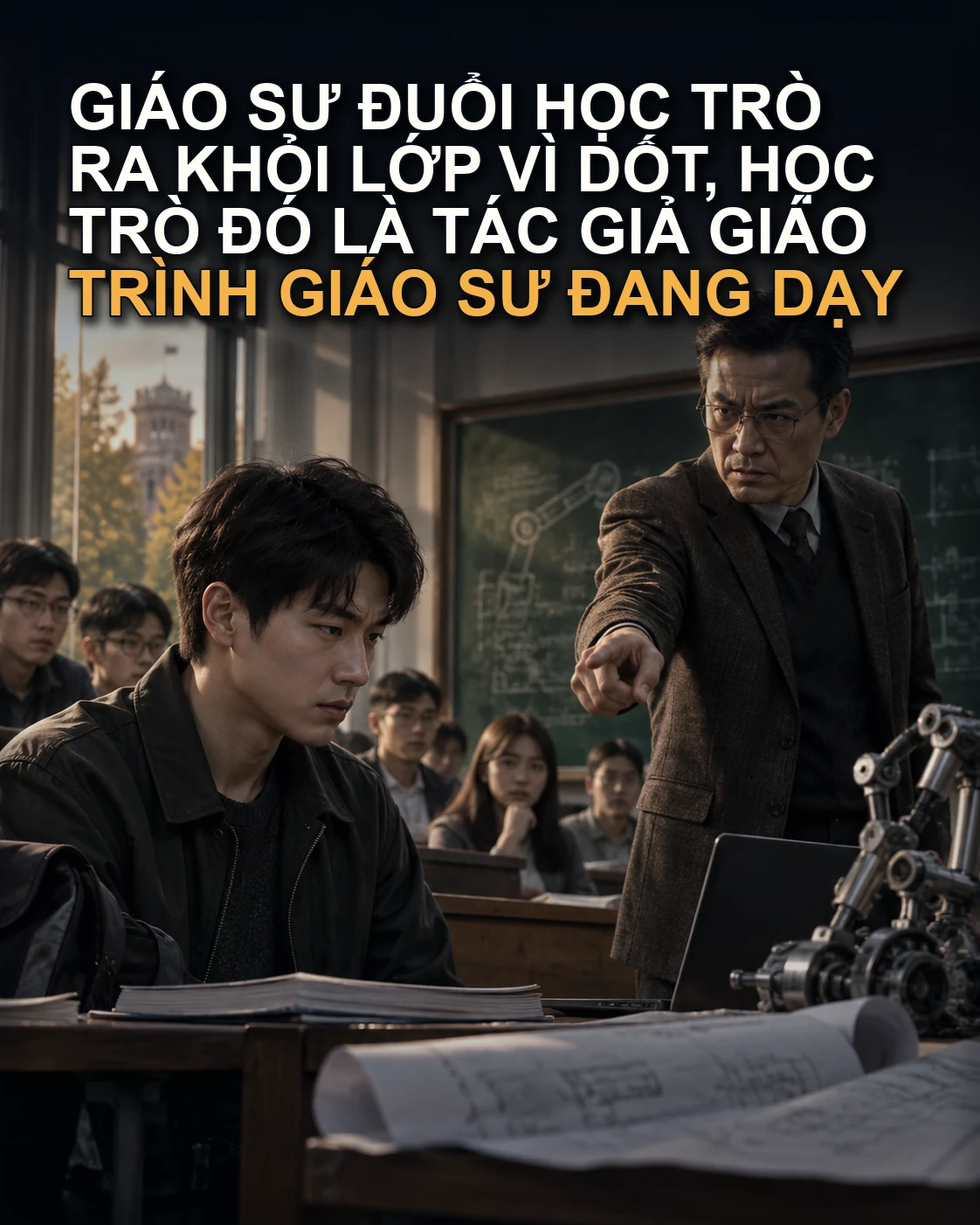 Giáo Sư Đuổi Học Trò Ra Khỏi Lớp Vì Dốt, Học Trò Đó Là Tác Giả Giáo Trình Giáo Sư Đang Dạy