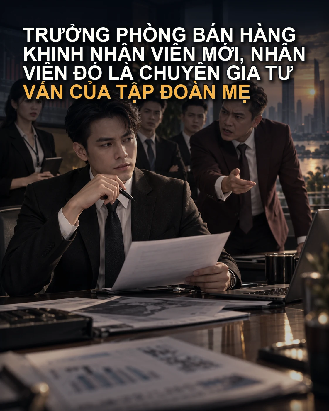 Trưởng Phòng Bán Hàng Khinh Nhân Viên Mới, Nhân Viên Đó Là Chuyên Gia Tư Vấn Của Tập Đoàn Mẹ