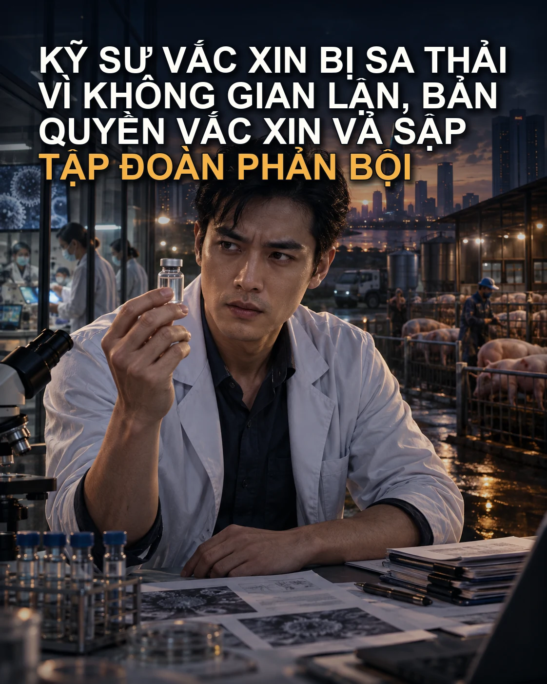 Kỹ Sư Vắc Xin Bị Sa Thải Vì Không Gian Lận, Bản Quyền Vắc Xin Vả Sập Tập Đoàn Phản Bội