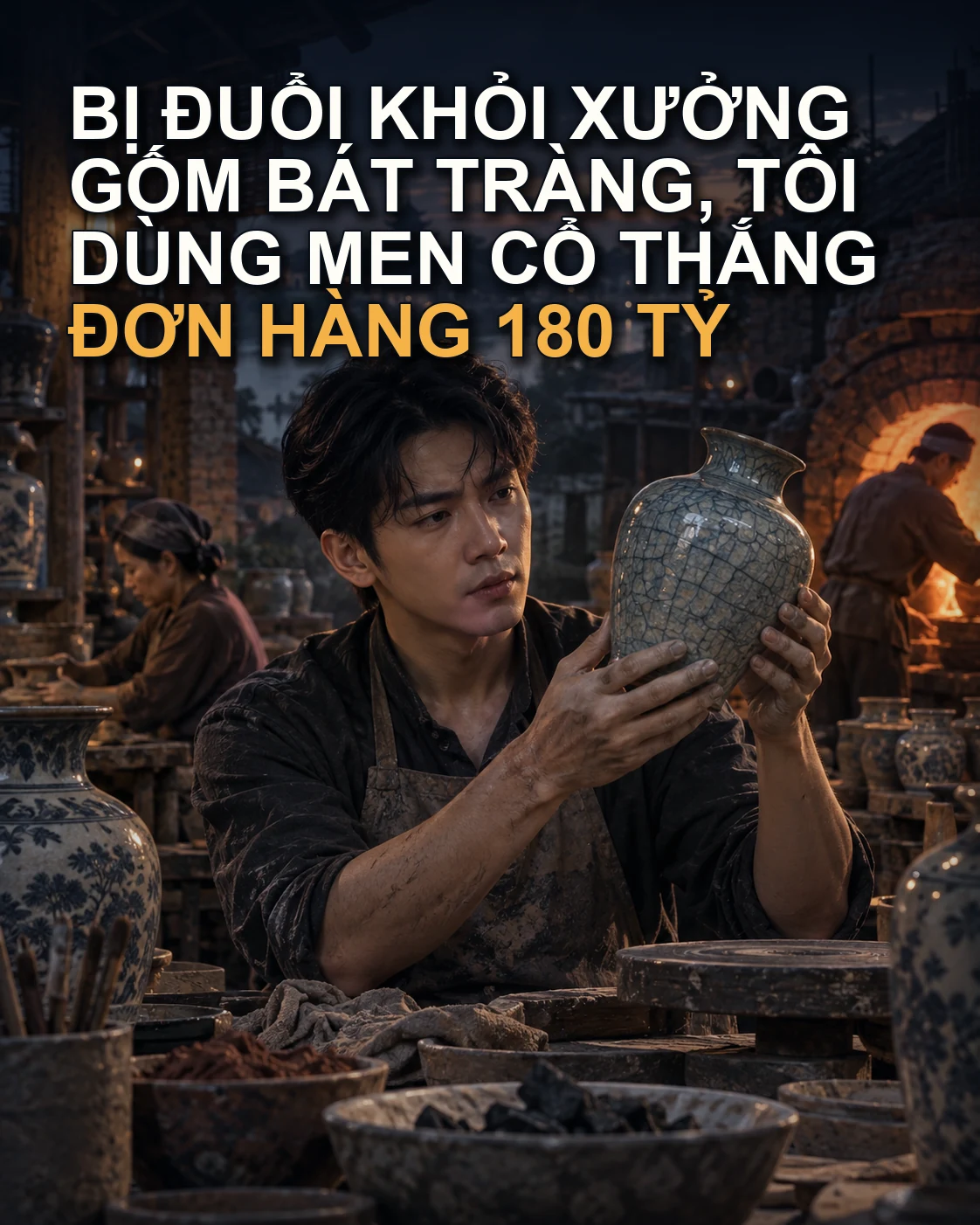 Bị Đuổi Khỏi Xưởng Gốm Bát Tràng, Tôi Dùng Men Cổ Thắng Đơn Hàng 180 Tỷ