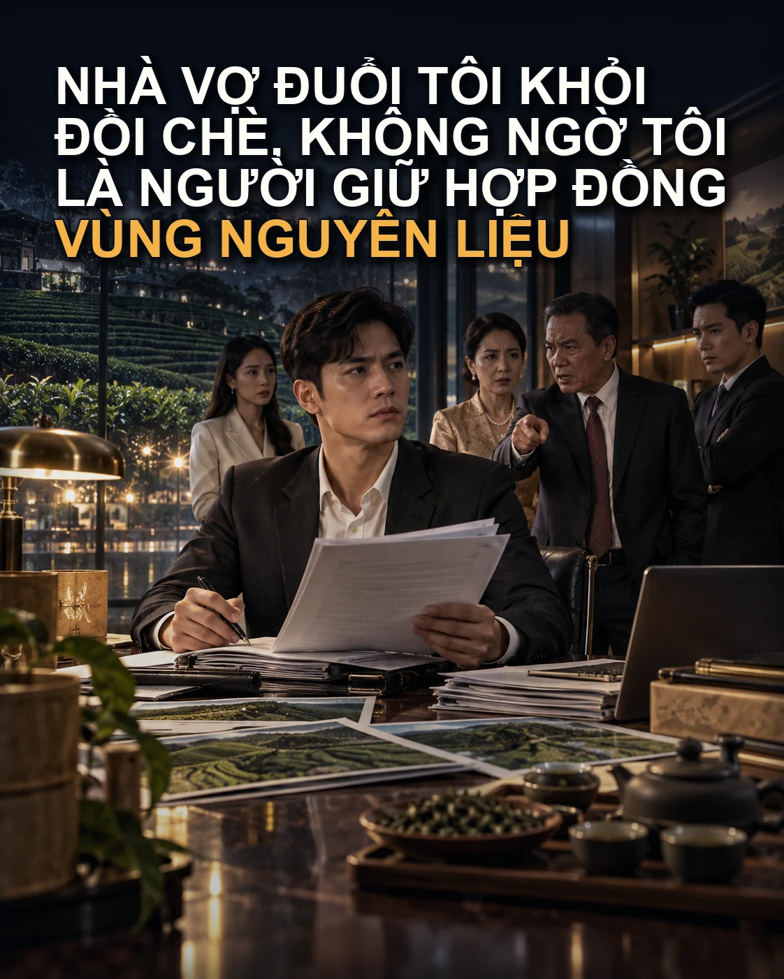 Nhà Vợ Đuổi Tôi Khỏi Đồi Chè, Không Ngờ Tôi Là Người Giữ Hợp Đồng Vùng Nguyên Liệu