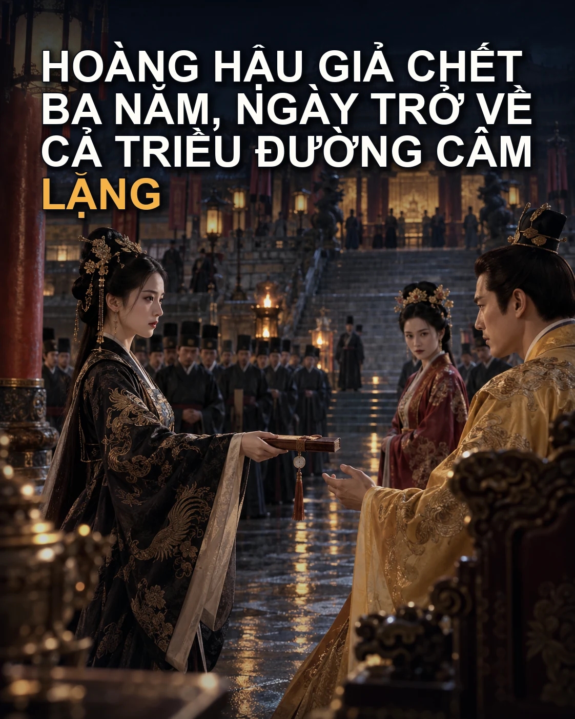 HOÀNG HẬU GIẢ CHẾT BA NĂM, NGÀY TRỞ VỀ CẢ TRIỀU ĐƯỜNG CÂM LẶNG
