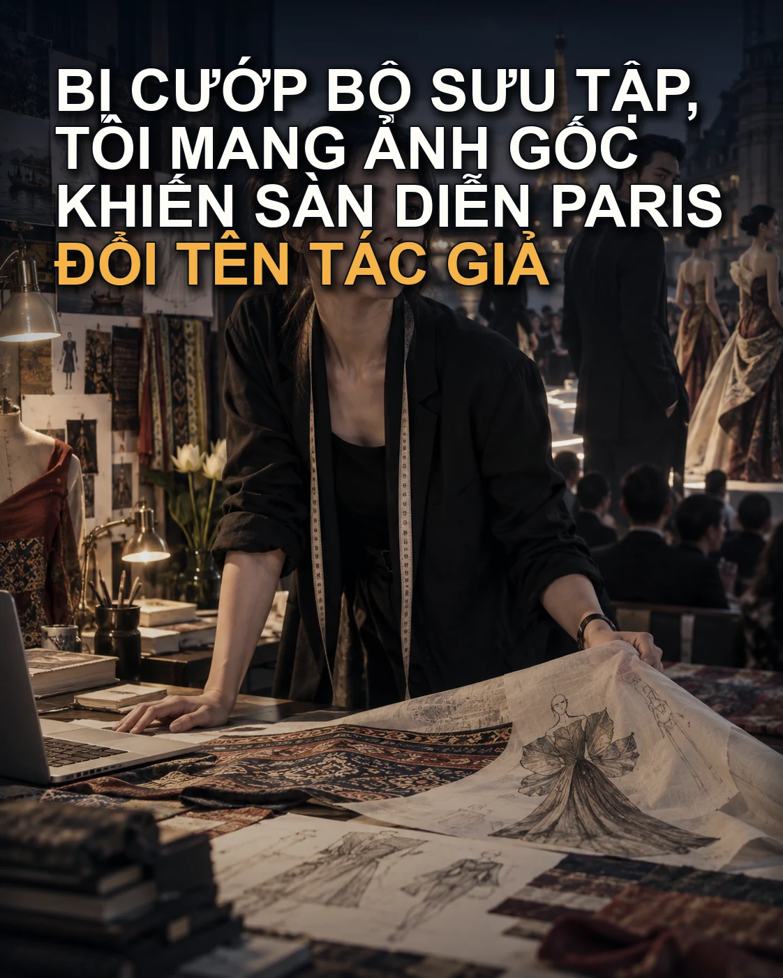 BỊ CƯỚP BỘ SƯU TẬP, TÔI MANG ẢNH GỐC KHIẾN SÀN DIỄN PARIS ĐỔI TÊN TÁC GIẢ