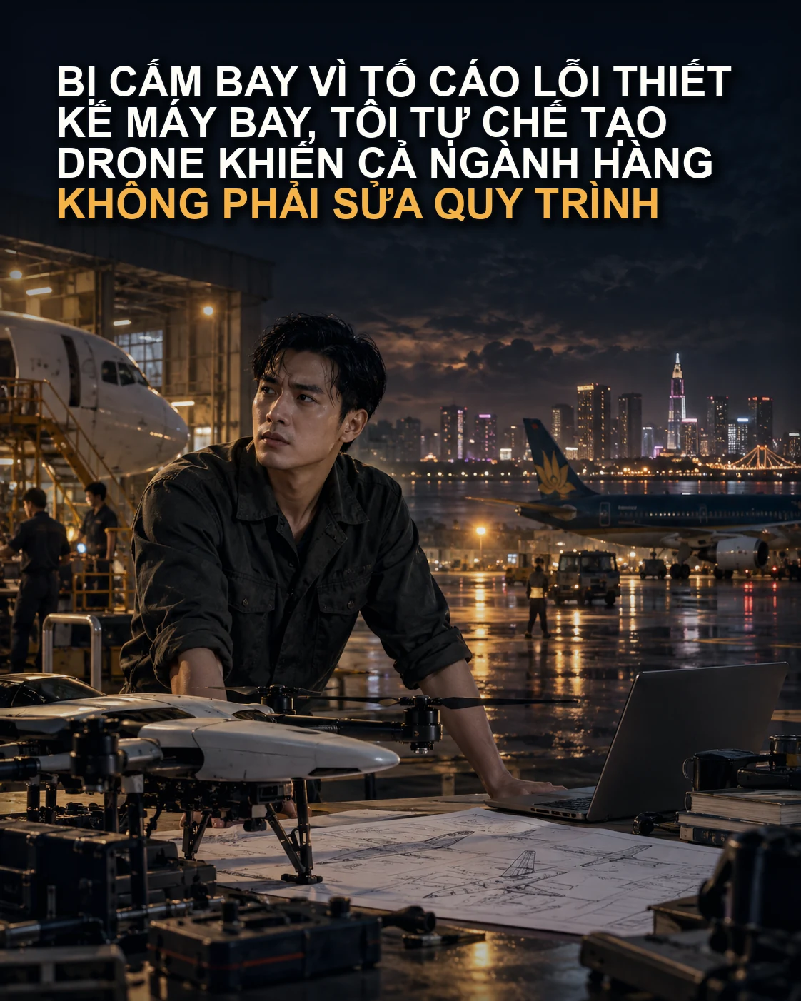Bị Cấm Bay Vì Tố Cáo Lỗi Thiết Kế Máy Bay, Tôi Tự Chế Tạo Drone Khiến Cả Ngành Hàng Không Phải Sửa Quy Trình