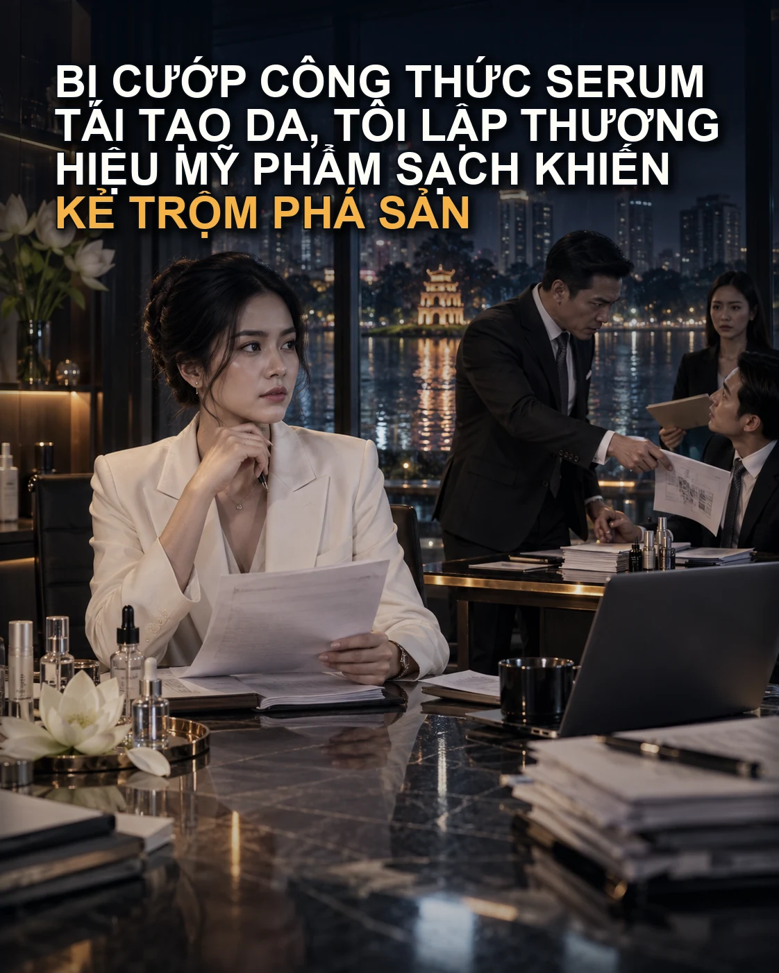 Bị Cướp Công Thức Serum Tái Tạo Da, Tôi Lập Thương Hiệu Mỹ Phẩm Sạch Khiến Kẻ Trộm Phá Sản