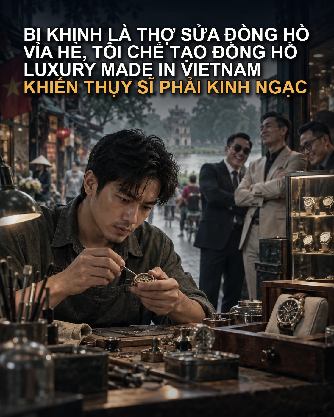 Bị Khinh Là Thợ Sửa Đồng Hồ Vỉa Hè, Tôi Chế Tạo Đồng Hồ Luxury Made In Vietnam Khiến Thụy Sĩ Phải Kinh Ngạc