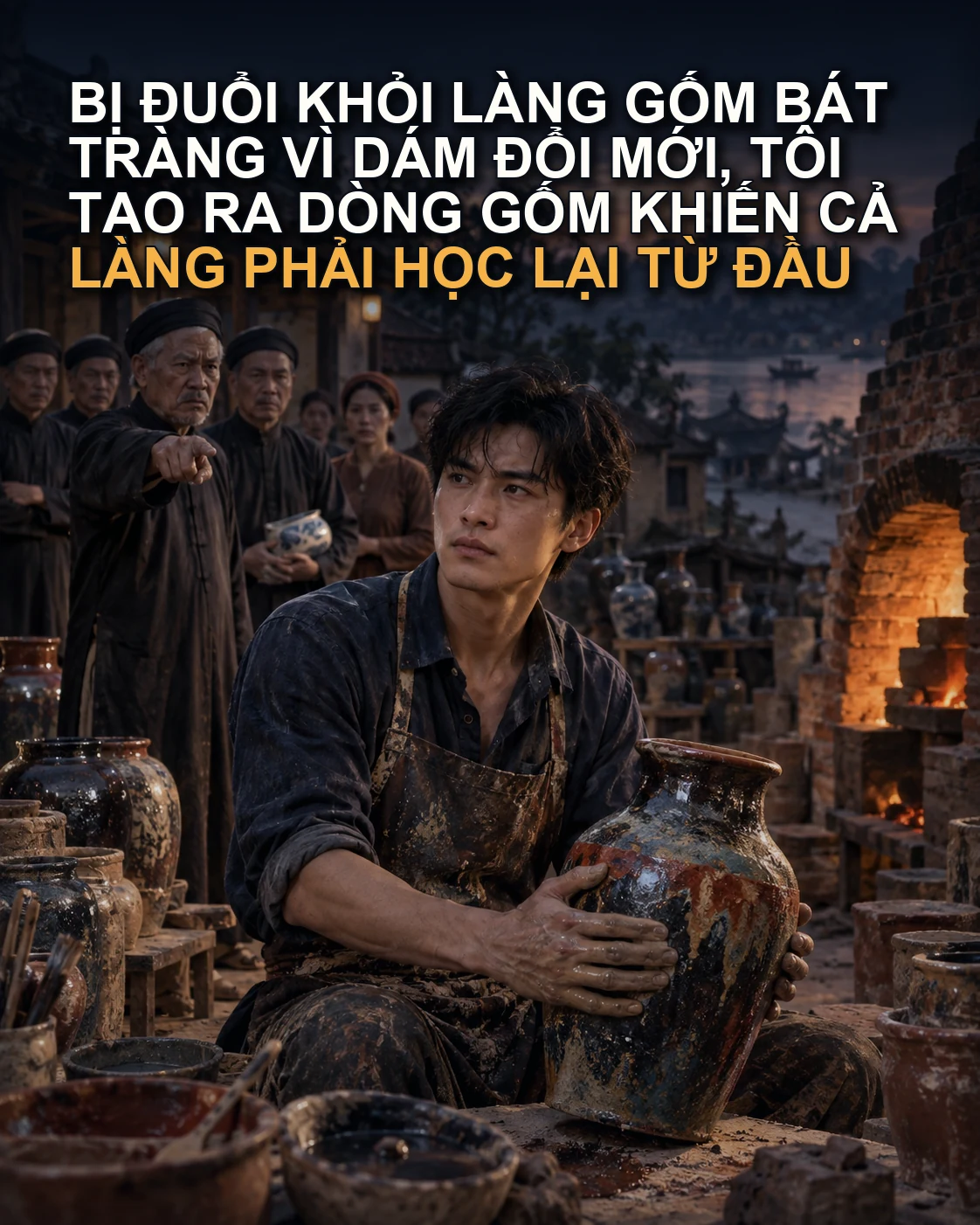 Bị Đuổi Khỏi Làng Gốm Bát Tràng Vì Dám Đổi Mới, Tôi Tạo Ra Dòng Gốm Khiến Cả Làng Phải Học Lại Từ Đầu