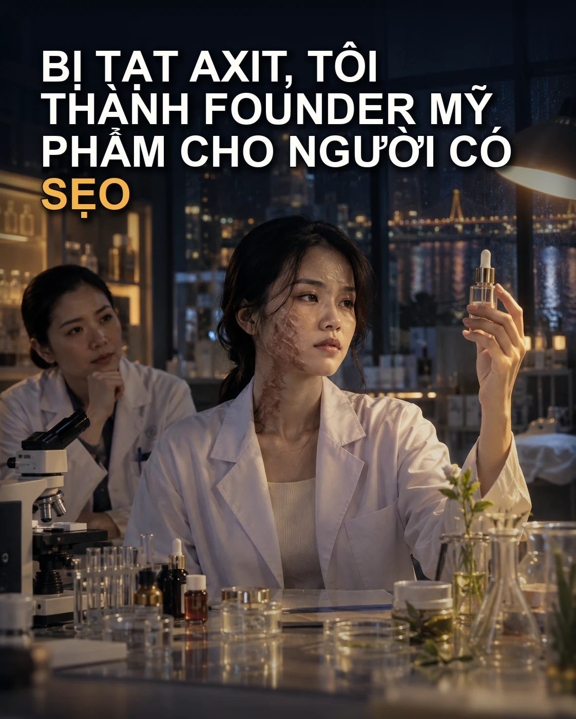 Bị Tạt Axit, Tôi Thành Founder Mỹ Phẩm Cho Người Có Sẹo