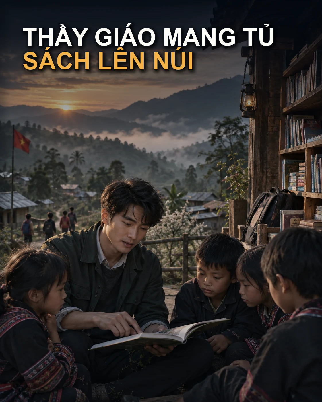 Thầy Giáo Mang Tủ Sách Lên Núi