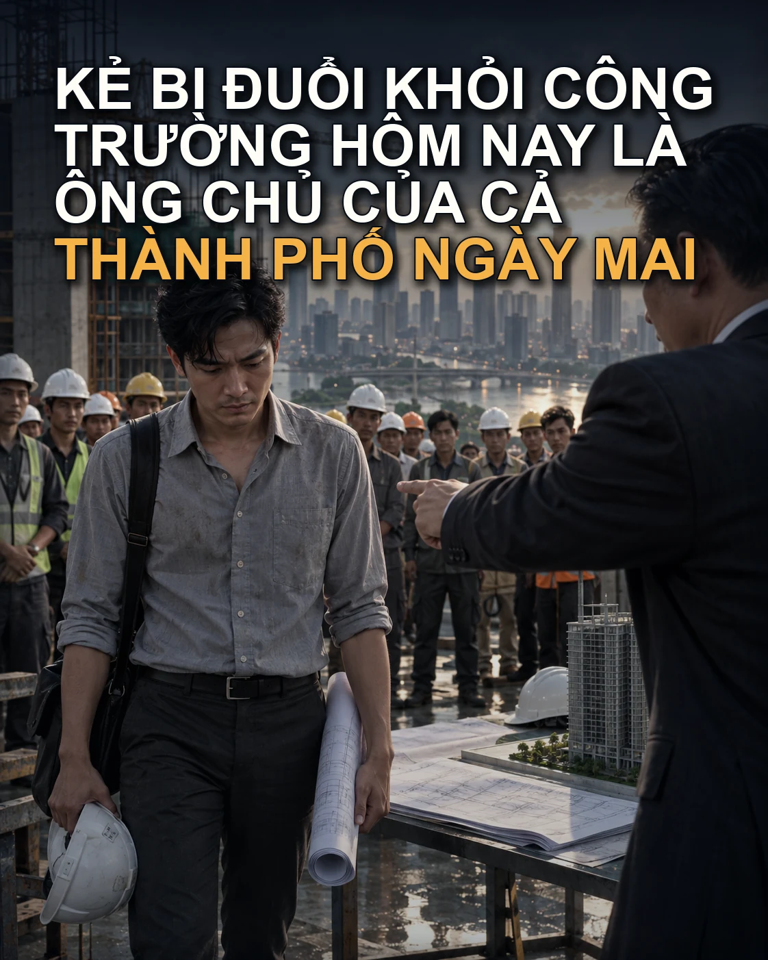 Kẻ Bị Đuổi Khỏi Công Trường Hôm Nay Là Ông Chủ Của Cả Thành Phố Ngày Mai