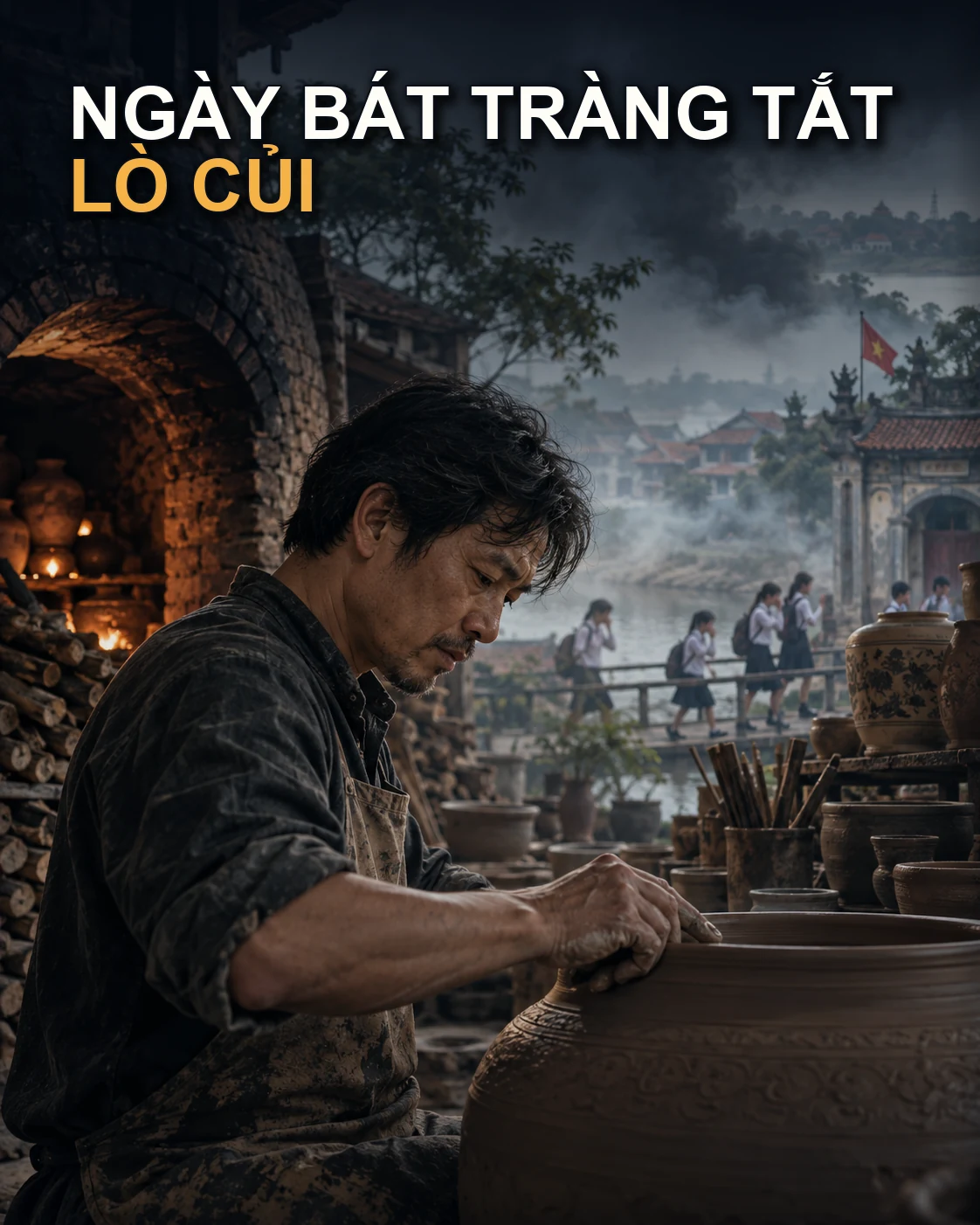 Ngày Bát Tràng Tắt Lò Củi