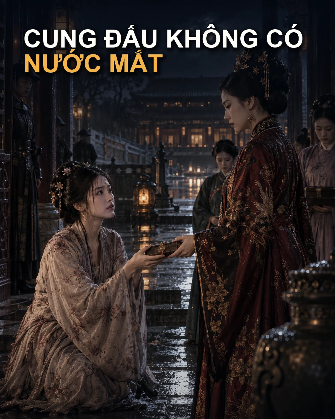 Bìa truyện CUNG ĐẤU KHÔNG CÓ NƯỚC MẮT