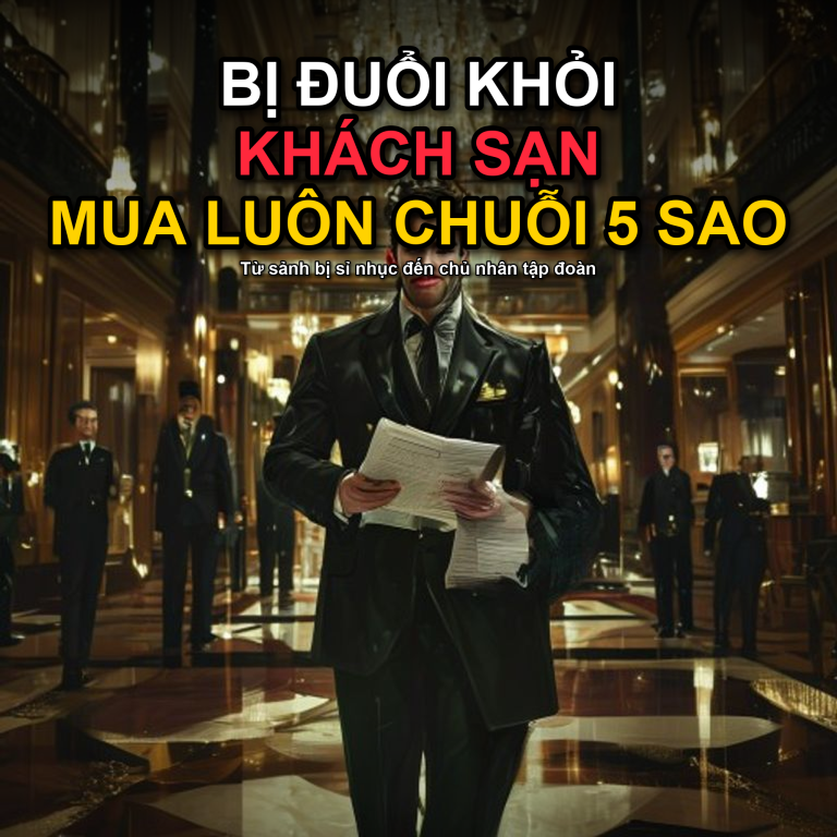 Bị Đuổi Khỏi Khách Sạn, Tôi Mua Luôn Chuỗi Năm Sao