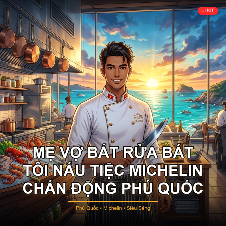 Mẹ Vợ Bắt Rửa Bát, Tôi Nấu Tiệc Michelin Chấn Động Phú Quốc