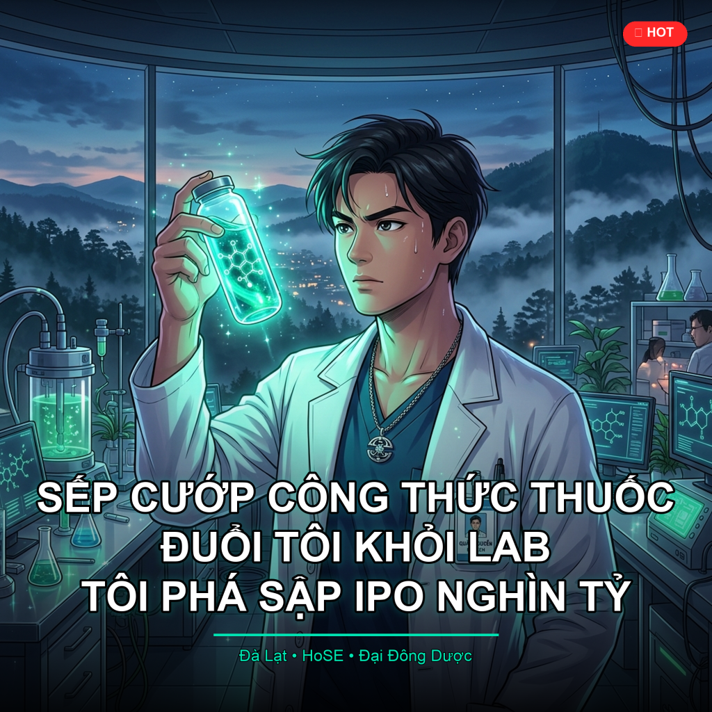 Sếp Cướp Công Thức Thuốc Đuổi Tôi Khỏi Lab, Tôi Phá Sập IPO Nghìn Tỷ