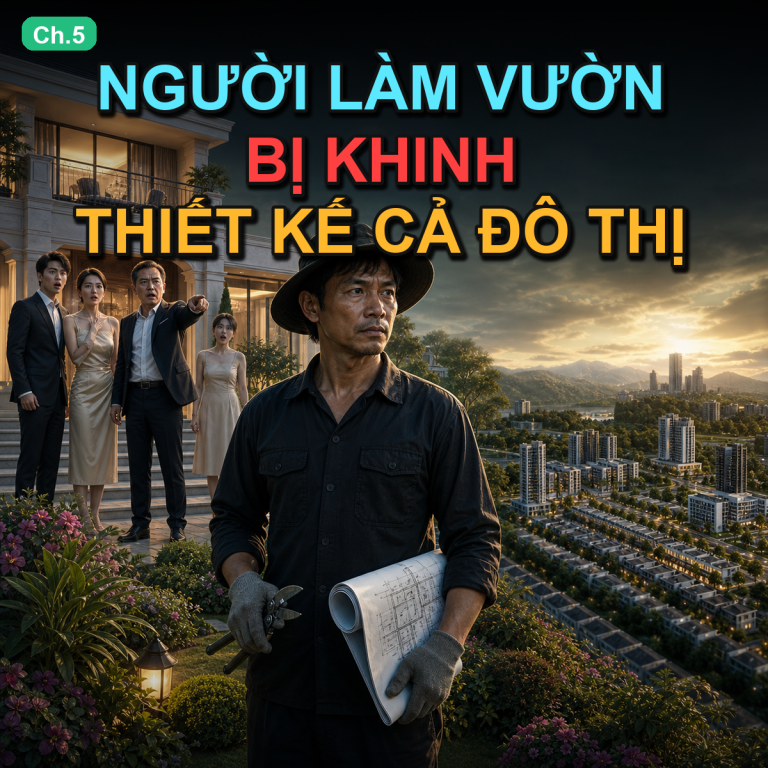 Người Làm Vườn Bị Chủ Biệt Thự Đuổi, Hóa Ra Anh Thiết Kế Cả Khu Đô Thị