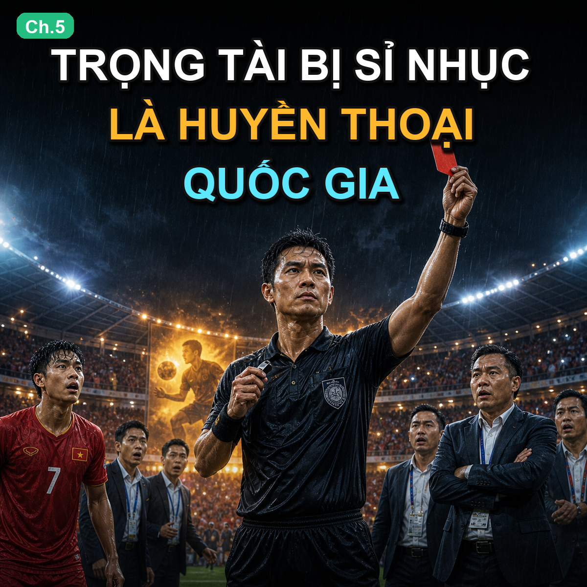 Trọng Tài Bị Ngôi Sao Nhổ Nước Bọt, Hóa Ra Là Cựu Đội Trưởng Tuyển QG