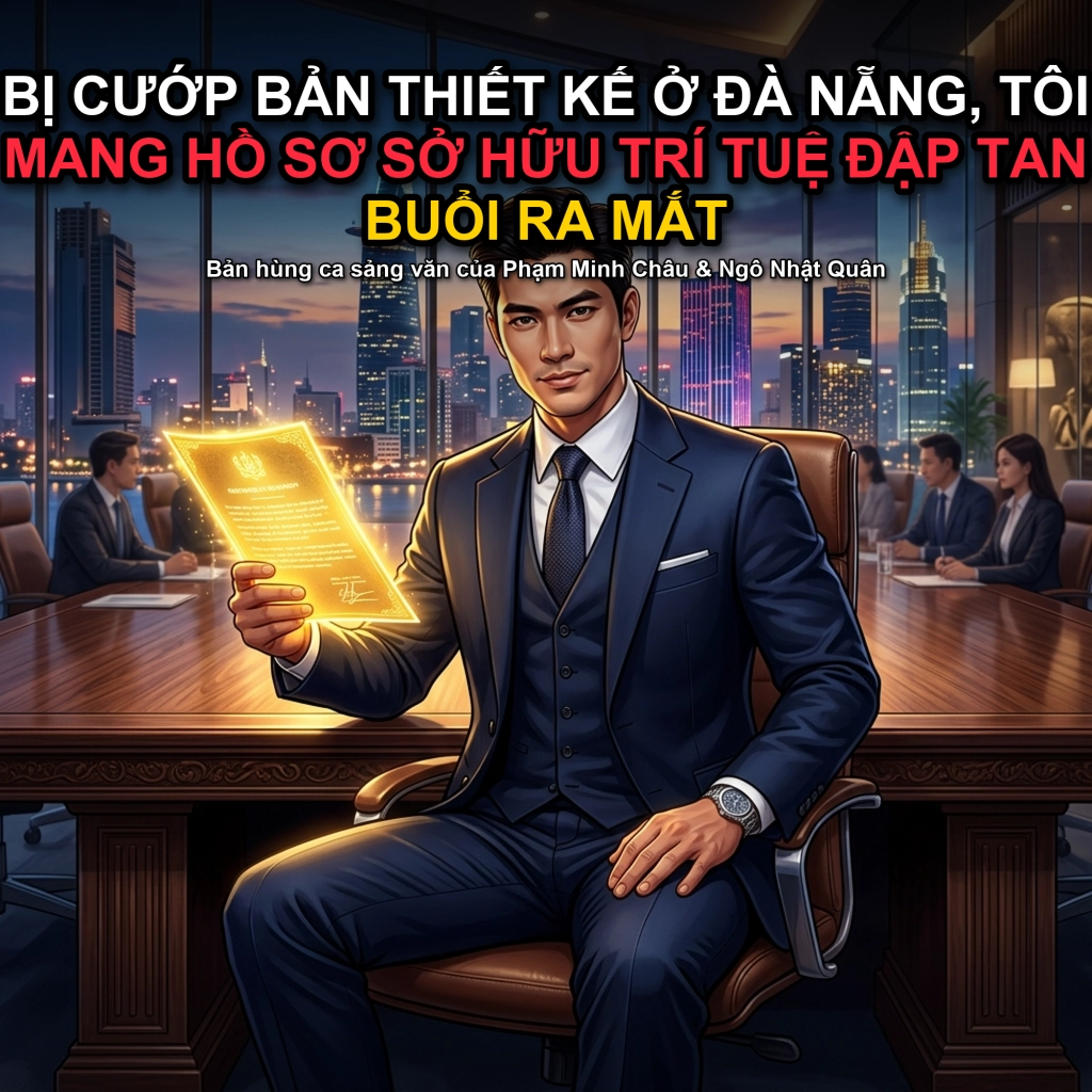 Bị Cướp Bản Thiết Kế Ở Đà Nẵng, Tôi Mang Hồ Sơ Sở Hữu Trí Tuệ Đập Tan Buổi Ra Mắt