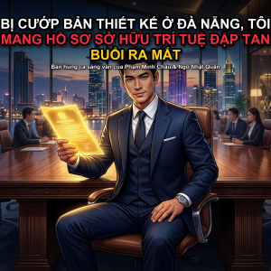 Bị Cướp Bản Thiết Kế Ở Đà Nẵng, Tôi Mang Hồ Sơ Sở Hữu Trí Tuệ Đập Tan Buổi Ra Mắt