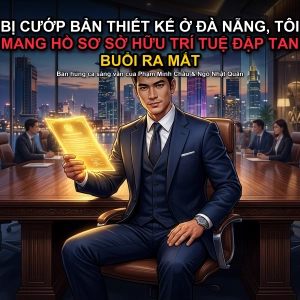 Bị Cướp Bản Thiết Kế Ở Đà Nẵng, Tôi Mang Hồ Sơ Sở Hữu Trí Tuệ Đập Tan Buổi Ra Mắt