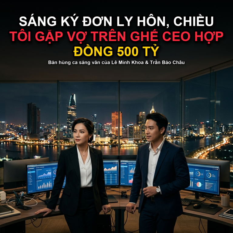 SÁNG KÝ ĐƠN LY HÔN, CHIỀU TÔI GẶP VỢ TRÊN GHẾ CEO HỢP ĐỒNG 500 TỶ