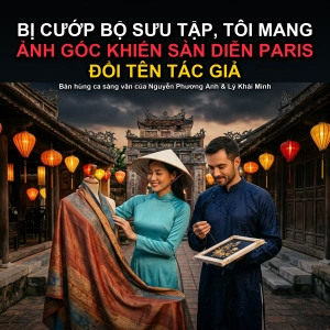 BỊ CƯỚP BỘ SƯU TẬP, TÔI MANG ẢNH GỐC KHIẾN SÀN DIỄN PARIS ĐỔI TÊN TÁC GIẢ