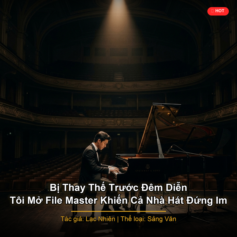 Bị Thay Thế Trước Đêm Diễn, Tôi Mở File Master Khiến Cả Nhà Hát Đứng Im