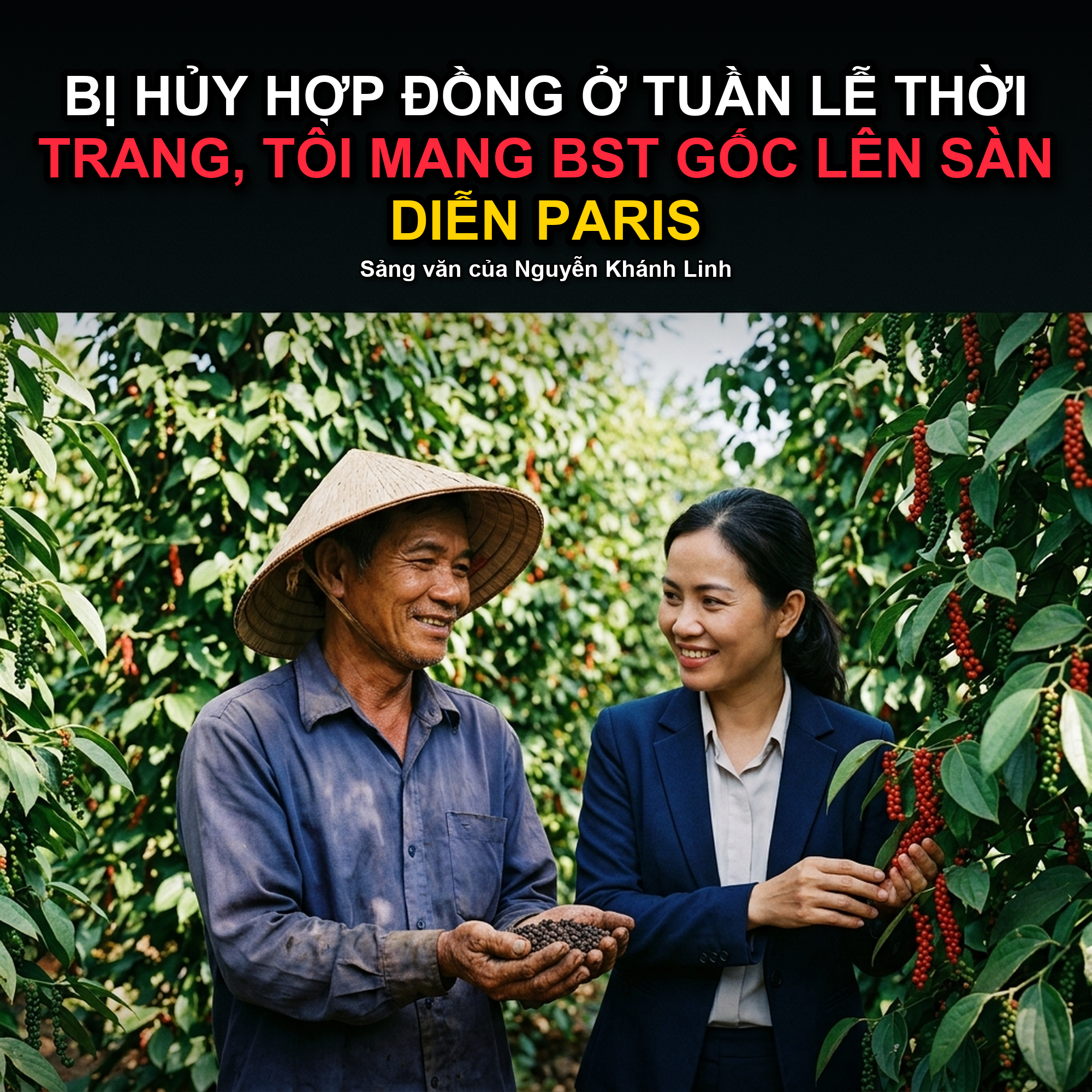 BỊ HỦY HỢP ĐỒNG Ở TUẦN LỄ THỜI TRANG, TÔI MANG BST GỐC LÊN SÀN DIỄN PARIS