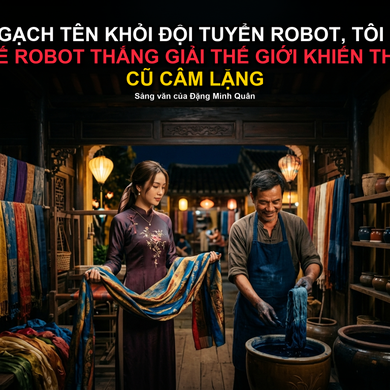 BỊ GẠCH TÊN KHỎI ĐỘI TUYỂN ROBOT, TÔI TỰ CHẾ ROBOT THẮNG GIẢI THẾ GIỚI KHIẾN THẦY CŨ CÂM LẶNG