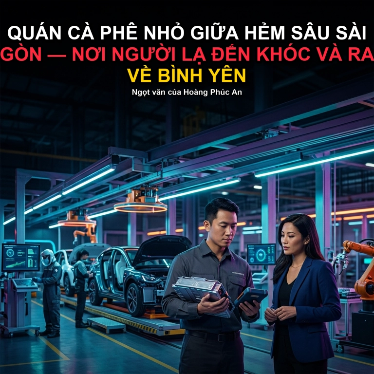 Quán Cà Phê Nhỏ Giữa Hẻm Sâu Sài Gòn