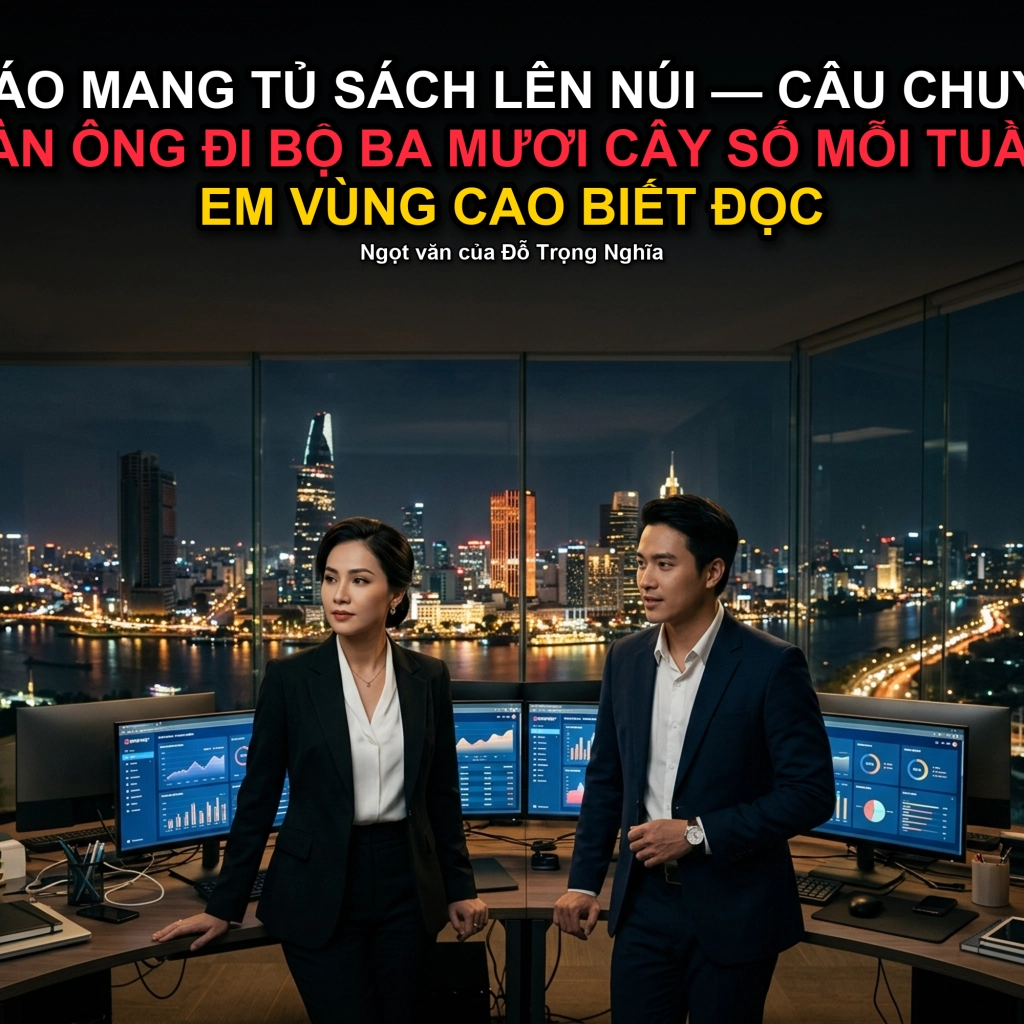 Thầy Giáo Mang Tủ Sách Lên Núi