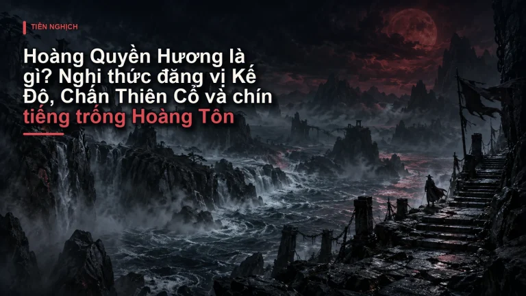 Hoàng Quyền Hương là gì? Nghi thức đăng vị Kế Đô, Chấn Thiên Cổ và chín tiếng trống Hoàng Tôn