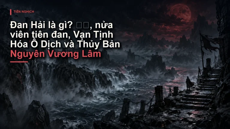 Đan Hải là gì? 丹海, nửa viên tiên đan, Vạn Tịnh Hóa Ô Dịch và Thủy Bản Nguyên Vương Lâm