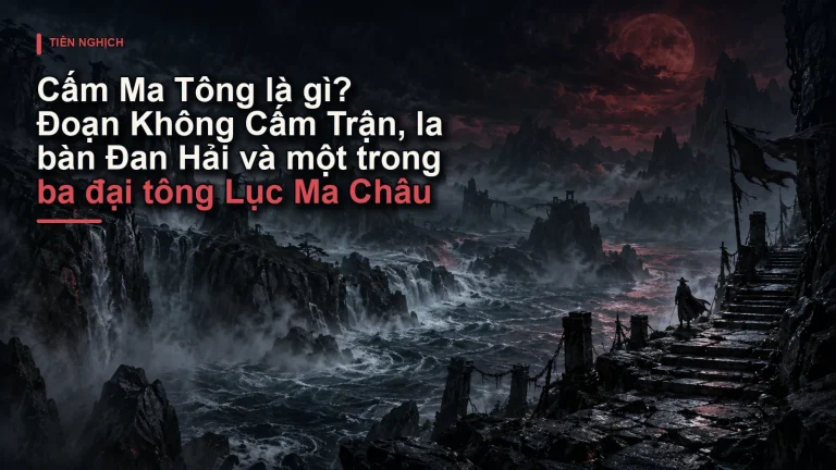 Cấm Ma Tông là gì? Đoạn Không Cấm Trận, la bàn Đan Hải và một trong ba đại tông Lục Ma Châu