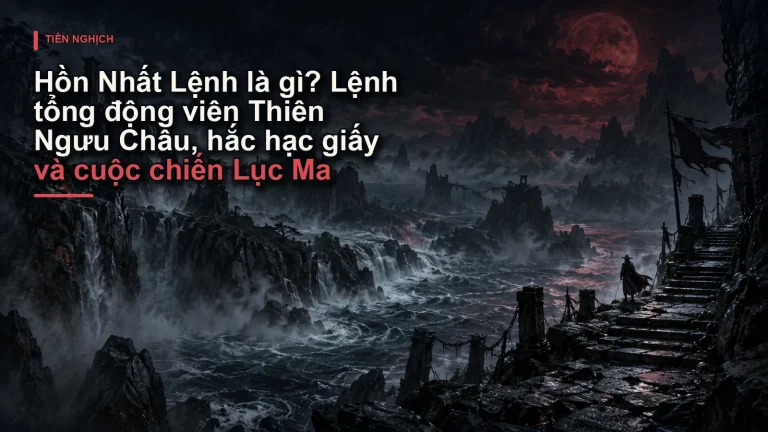 Hồn Nhất Lệnh là gì? Lệnh tổng động viên Thiên Ngưu Châu, hắc hạc giấy và cuộc chiến Lục Ma