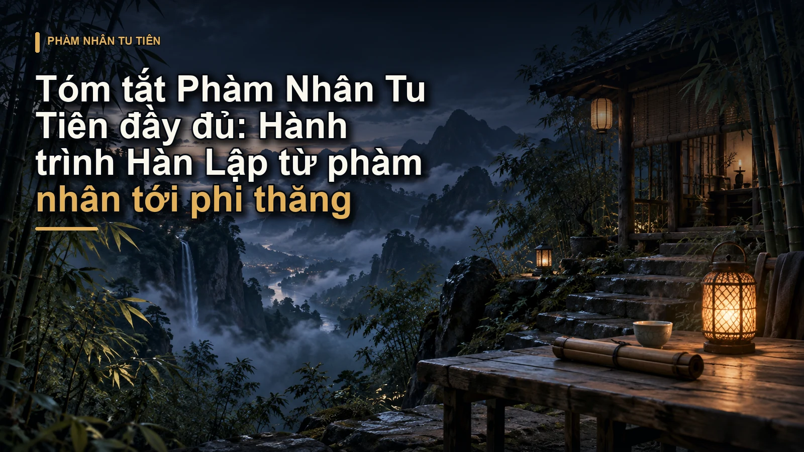 Tóm tắt Phàm Nhân Tu Tiên đầy đủ: Hành trình Hàn Lập từ phàm nhân tới phi thăng