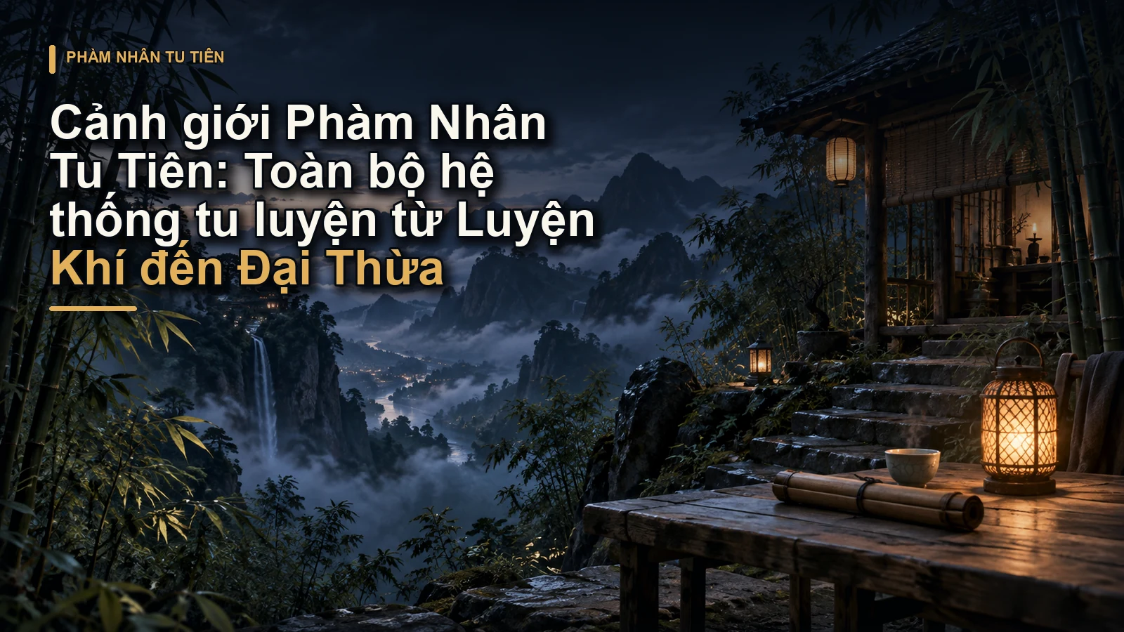 Cảnh giới Phàm Nhân Tu Tiên: Toàn bộ hệ thống tu luyện từ Luyện Khí đến Đại Thừa