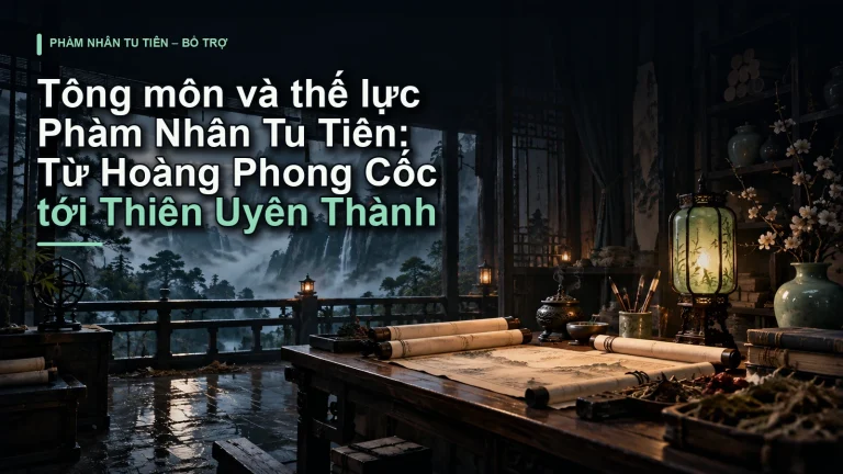 Tông môn và thế lực Phàm Nhân Tu Tiên: Từ Hoàng Phong Cốc tới Thiên Uyên Thành