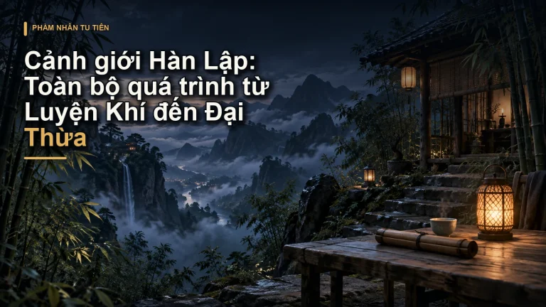 Cảnh giới Hàn Lập: Toàn bộ quá trình từ Luyện Khí đến Đại Thừa