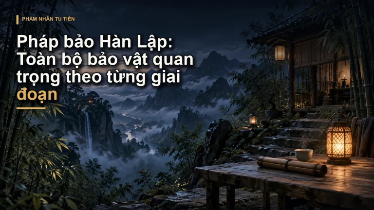 Pháp bảo Hàn Lập: Toàn bộ bảo vật quan trọng theo từng giai đoạn