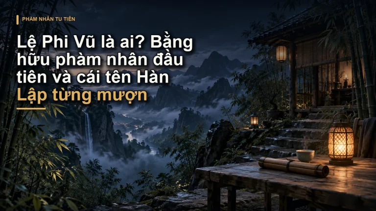 Lệ Phi Vũ là ai? Bằng hữu phàm nhân đầu tiên và cái tên Hàn Lập từng mượn