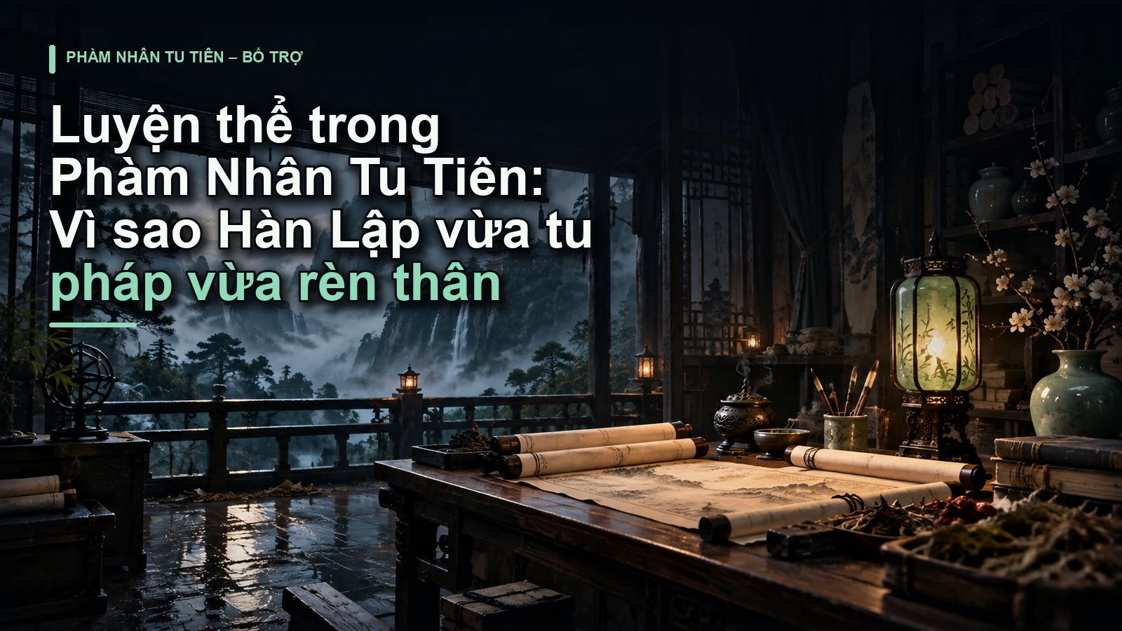 Luyện thể trong Phàm Nhân Tu Tiên: Vì sao Hàn Lập vừa tu pháp vừa rèn thân