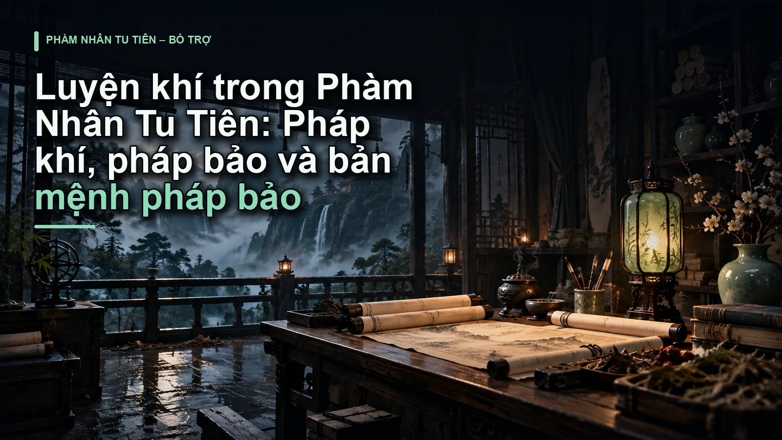 Luyện khí trong Phàm Nhân Tu Tiên: Pháp khí, pháp bảo và bản mệnh pháp bảo