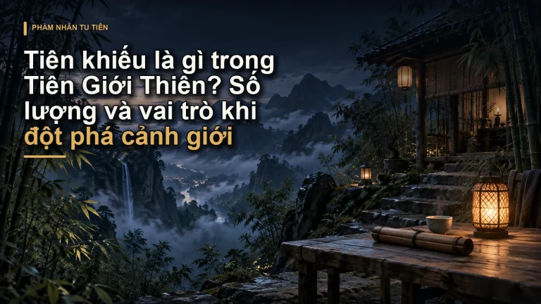 Tiên khiếu là gì trong Tiên Giới Thiên? Số lượng và vai trò khi đột phá cảnh giới