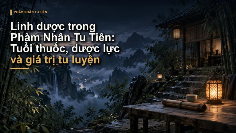 Linh dược trong Phàm Nhân Tu Tiên: Tuổi thuốc, dược lực và giá trị tu luyện