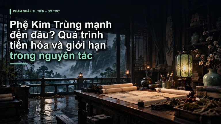 Phệ Kim Trùng mạnh đến đâu? Quá trình tiến hóa và giới hạn trong nguyên tác