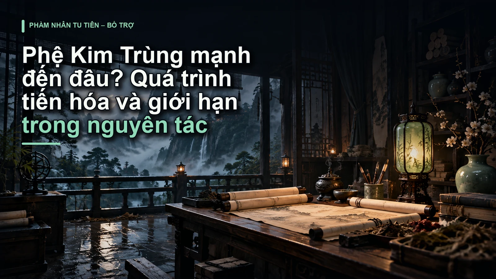 Phệ Kim Trùng mạnh đến đâu? Quá trình tiến hóa và giới hạn trong nguyên tác