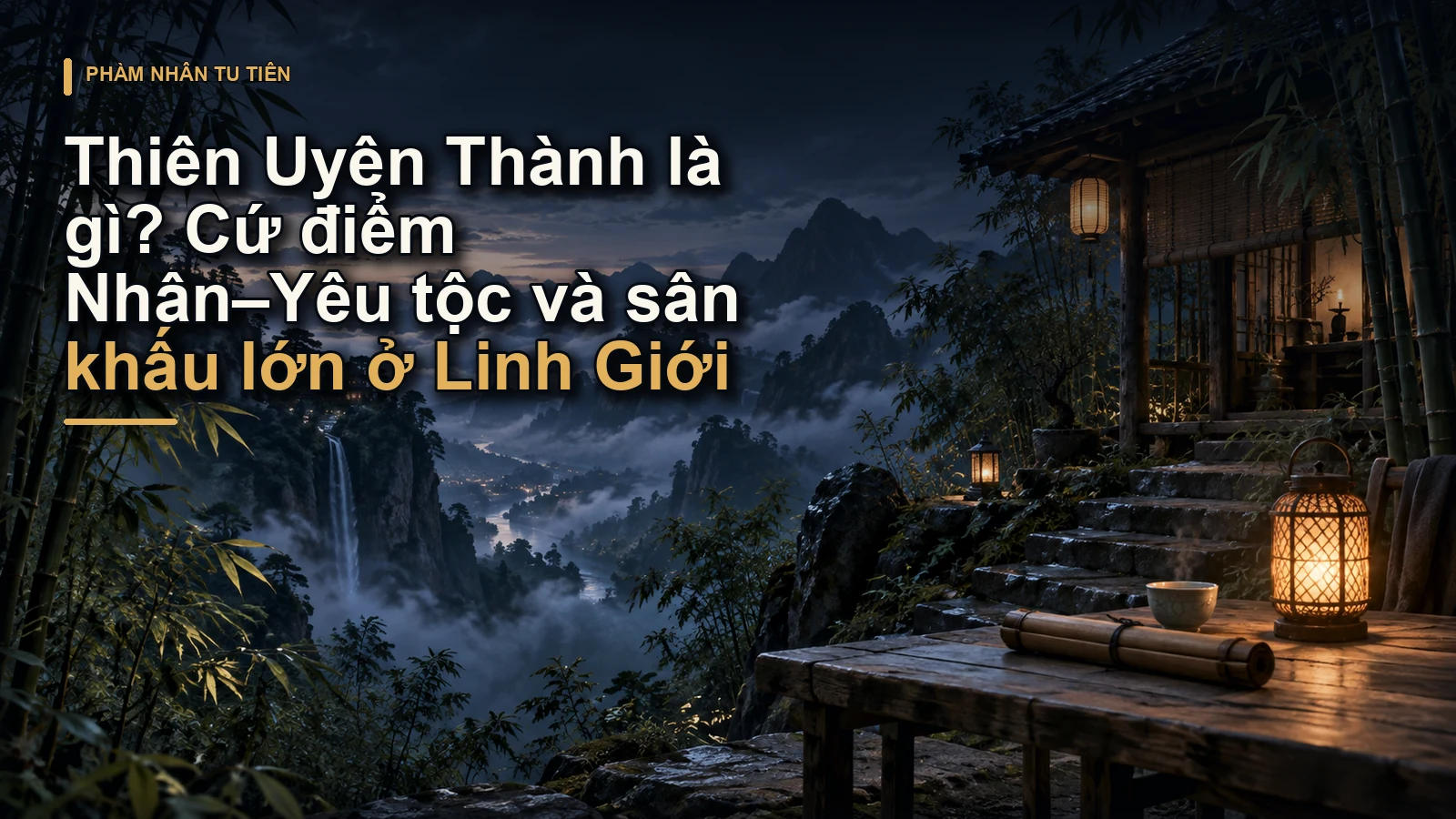 Thiên Uyên Thành là gì? Cứ điểm Nhân–Yêu tộc và sân khấu lớn ở Linh Giới